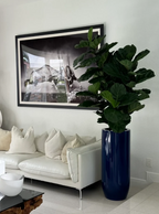 Planta artificial grande "Yas" con maceta incluida.