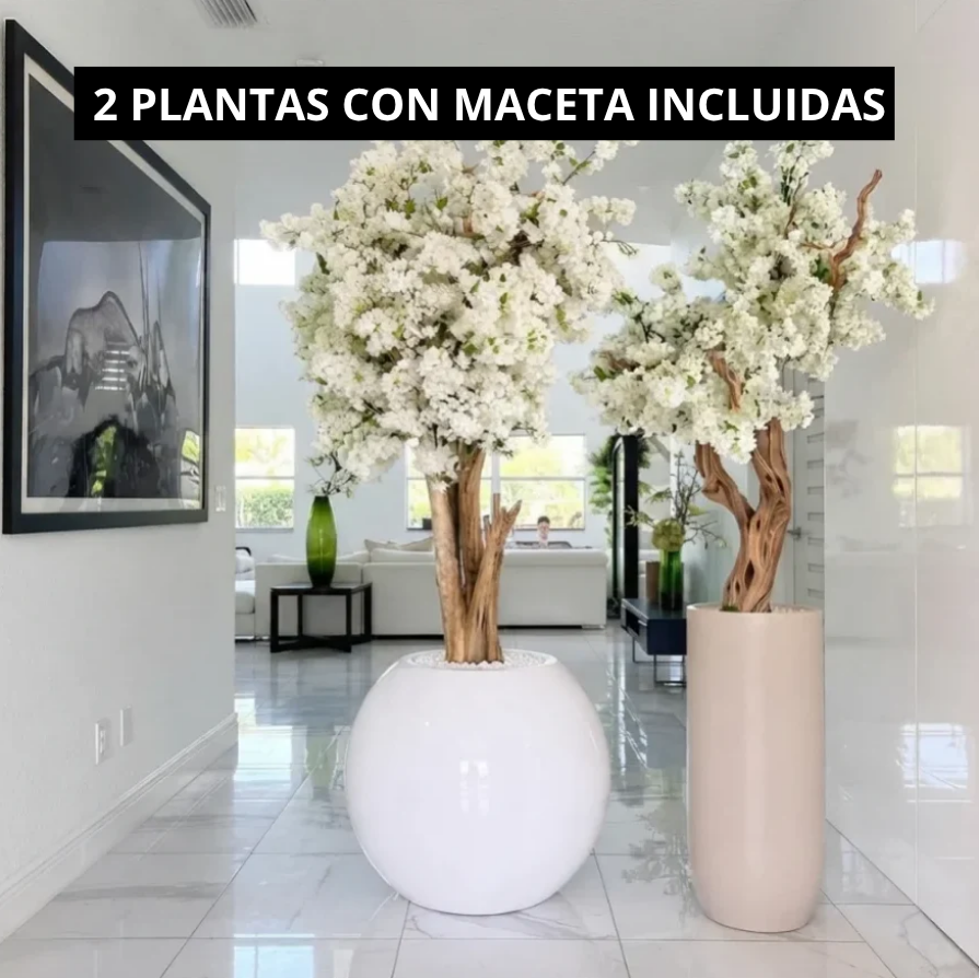 2 plantas artificiales con maceta incluida (OFERTA)